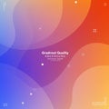Abstract background featuring a gradient from deep blue to orange. The design include Royalty Free Stock Photo
