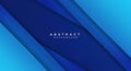 Abstract background featuring overlapping diagonal shapes in shades of blue. T