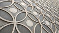 Abstract geometric pattern background in 3D texture, modern design element. Stock Photo, Generative AI Royalty Free Stock Photo