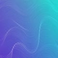 Abstract background featuring smooth, undulating lines over a gradient backdrop Royalty Free Stock Photo