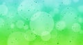 Abstract Bokeh Background with Green and Blue Gradient and Floating Particles image photo Royalty Free Stock Photo