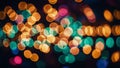 Vibrant Abstract Bokeh Lights Background Royalty Free Stock Photo