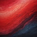 Abstract Artwork: Red And Blue Wave On Dark Background