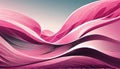 Abstract Pink Wave Vector Background Royalty Free Stock Photo