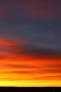 Abstract background - Fiery red sunrise.