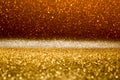 Abstract background filled with shiny gold glitter Royalty Free Stock Photo