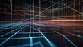 Abstract background on the Finance theme - Grid of intersecting lines symbolizing stability and analytics