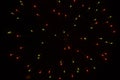 Abstract Background: Fireworks Dispersion in Christmas Colors