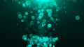 Abstract background with flickering Underwater bubbles Royalty Free Stock Photo
