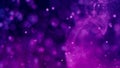 Abstract background floating bubbles violet bokeh