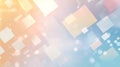 Abstract background with floating pastel squares creates a dreamy, serene atmosphere. Perfect for modern design projects Royalty Free Stock Photo