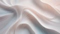 Abstract background of flowing, layered white fabric, creating a sense of elegance, softness, and movement.