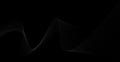 abstract background with flowing particles