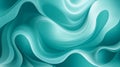 Abstract Background with Flowing Teal and Turquoise Curves Royalty Free Stock Photo