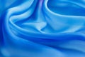 Abstract background folds blue fabric Royalty Free Stock Photo