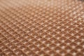 Abstract background food stuffs texture waffle closeup Royalty Free Stock Photo