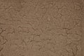 Abstract background in the form of the cracked clay wall Royalty Free Stock Photo