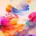 Abstract background. Fragment of a picturesque background. Brush strokes. Royalty Free Stock Photo