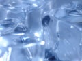 Abstract background with frozen water Royalty Free Stock Photo