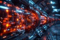 Abstract background of futuristic medicine and artificial intelligence integration.