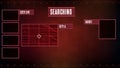 abstract background of futuristic tracing target searching maps hud ui screen