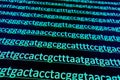 Abstract background, genetic code Royalty Free Stock Photo