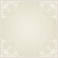 Abstract background with geometric ornamental frame.