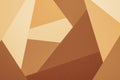 Earth tones abstract background. Geometric shapes beige and brown colored Royalty Free Stock Photo