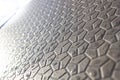 Abstract background of geometric shapes, shapes on the pavement, a futuristic background of hexagons