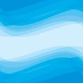 Abstract background - geometric vector pattern. Abstract blue waves
