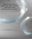 Abstract background with glass ball Royalty Free Stock Photo