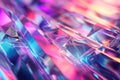 abstract background of glass crystals with bright pastel colorful light Royalty Free Stock Photo