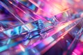 abstract background of glass crystals with bright pastel colorful light Royalty Free Stock Photo