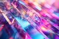 abstract background of glass crystals with bright pastel colorful light Royalty Free Stock Photo