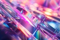 abstract background of glass crystals with bright pastel colorful light Royalty Free Stock Photo