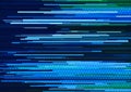 Abstract background with glitched vertical stripes, stream line binary code background with two binary digits 0 and 1.