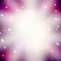 Abstract background with glittering and light purple rays