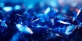 abstract background, glittering sapphire tones and conveying a sense of preciousness.