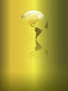 Abstract background gold globe Royalty Free Stock Photo