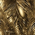 abstract background of gold _A gold engine turned texture with a metal design and a large and turn element Royalty Free Stock Photo
