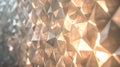 Abstract background of golden polygonal mosaic. 3d render illustration Royalty Free Stock Photo