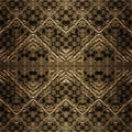 Abstract background with golden repeating elements. Oriental classic golden pattern