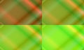 four sets of abstract background with bright neon. orange, yellow and green