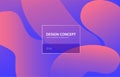 Abstract background, gradient geometric shape vector design. Graphic pattern in minimal style. Dynamic motion backdrop Royalty Free Stock Photo