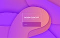 Abstract background, gradient geometric shape vector design. Graphic pattern in minimal style. Dynamic motion backdrop Royalty Free Stock Photo