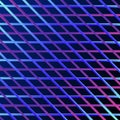 Abstract background with gradient laser neon rays crossing and forming texture on blue backdrop