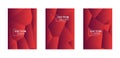 Abstract background with gradient texture, geometric pattern with polygon. Red gradient. Royalty Free Stock Photo