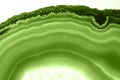 Abstract background - green agate slice mineral macro PANTONE greenery Royalty Free Stock Photo