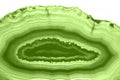 Abstract background - green agate slice mineral macro PANTONE greenery Royalty Free Stock Photo