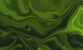 Abstract background green color liquify ink paint design